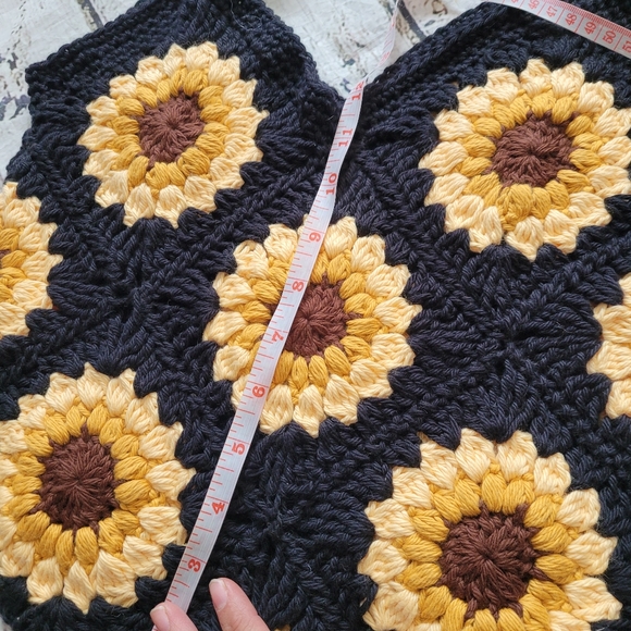 New cotton sunflower shoulder bag - Picture 14 of 17